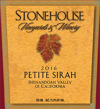 2009 Petite Sirah.